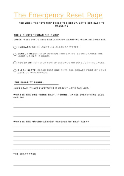 FlexZone ADHD Planner — Stop Freezing. Start Finishing.