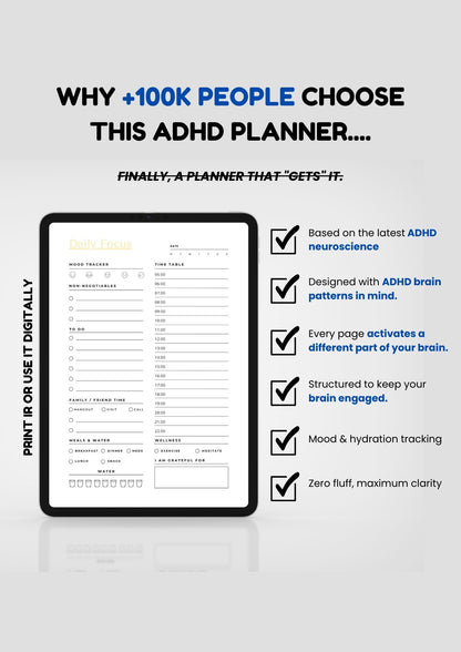 FlexZone ADHD Planner — Stop Freezing. Start Finishing.
