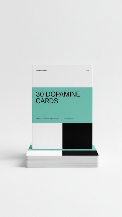 30 Dopamine Quick-Hit Cards- ADHD Productivity Toolkit