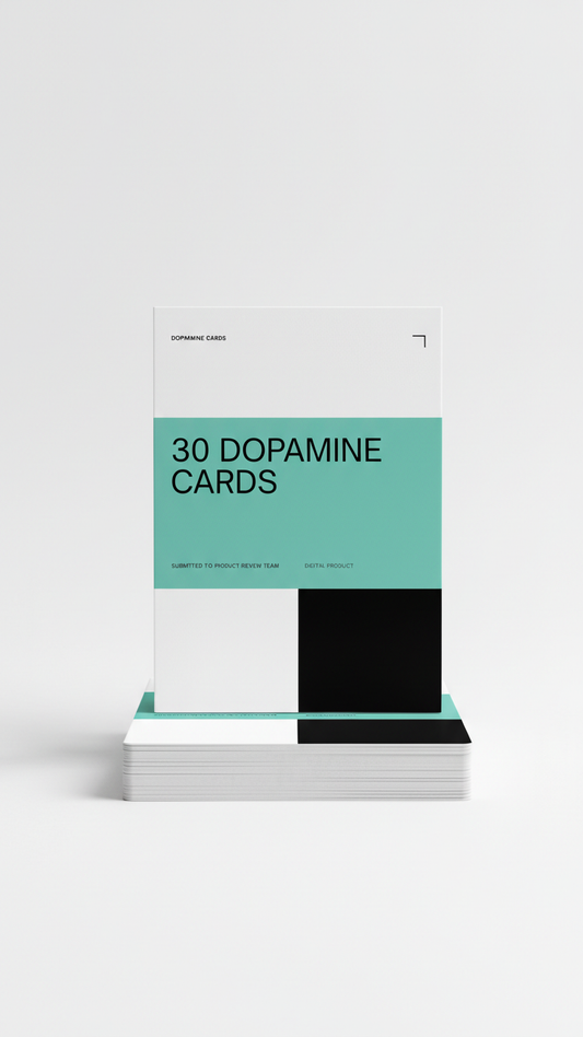 30 Dopamine Quick-Hit Cards- ADHD Productivity Toolkit